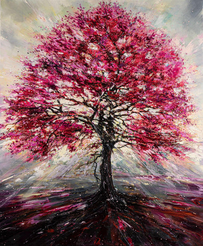 'Tree Of New Beginning'  Hand Embellished Canvas Print - Limited Edition