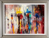 'The Autumn City' Framed Oil Painting on Canvas/Reserved