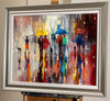 'The Autumn City' Framed Oil Painting on Canvas/Reserved