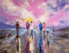 'The Sunset Rain' Framed Oil Painting