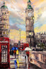 'Westminster Glow' Hand Embellished Canvas Print - Limited Edition