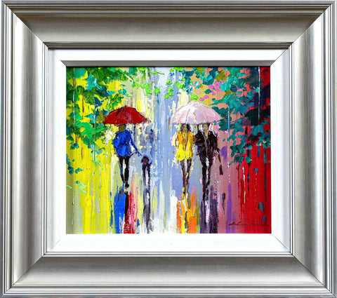 'April Rain' Framed Oil Painting/Reserved
