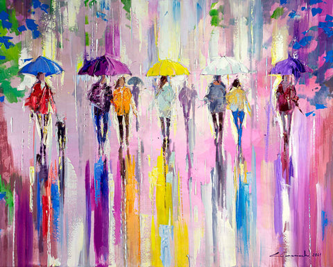 'Sounds Of Purple'  Oil Painting
