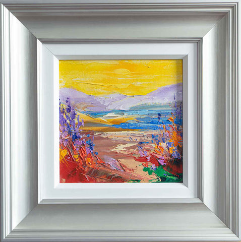 'Chasing Summer' Framed Oil Painting