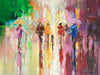 'The Dog Walkers'  Oil Painting