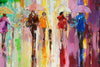 'The Dog Walkers'  Oil Painting