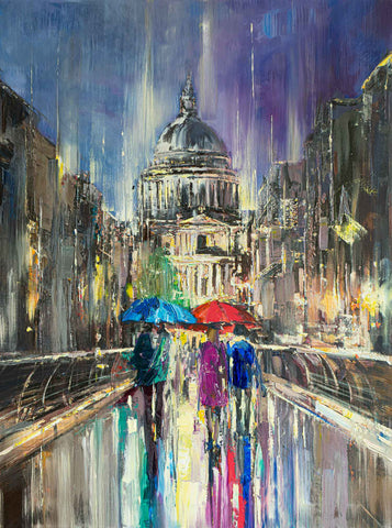 St.Paul's Oil Painting