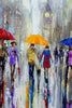 'Westminster Under Rain' Oil Painting