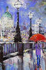'St.Paul's Snowy Evening'  Oil Painting