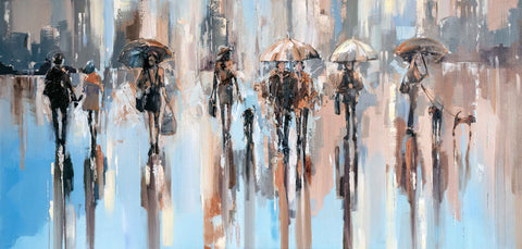 'Blue Light' Oil Painting