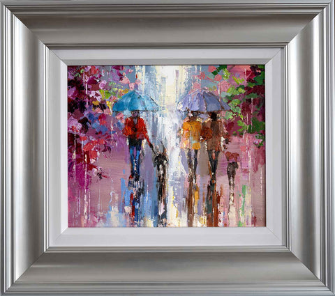 'Golden Day' Framed Oil Painting