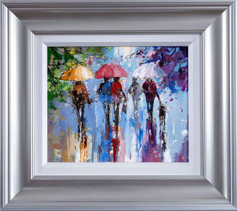 'Chasing Summer' Framed Oil Painting RESERVED