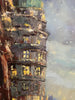 'London In Snow' Oil Painting on Canvas