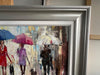 'The Colours In Rain' Framed Original Oil Painting on Canvas