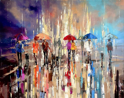 'Walking In Sunshine' Oil Painting