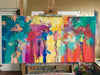 'Colour Storm' Oil Painting Ready to Hang