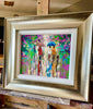 'City Park Walks' Framed Oil Painting