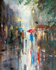 'LOST IN LONDON' Hand Embellished Limited Edition Print on Canvas