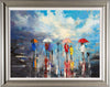 'The Dog Walkers' Framed Wall Art Print