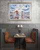 'Afternoon Beach Walk ' Framed Wall Art Print