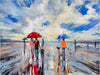 'Afternoon Beach Walk ' Framed Wall Art Print