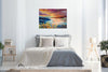 'Rhossili Bay' Oil Painting on Canvas Ready to Hang - Eva Czarniecka Umbrella Oil paintings Rain London Streets Pallets Knife Limited Edition Prints Impressionism Art Contemporary