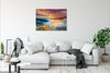 'Rhossili Bay' Oil Painting on Canvas Ready to Hang - Eva Czarniecka Umbrella Oil paintings Rain London Streets Pallets Knife Limited Edition Prints Impressionism Art Contemporary