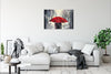 'Red Umbrella Rain' Limited Edition Print