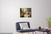 'Evening in Hyde Park'  Painting on Canvas, Ready to Hang - Eva Czarniecka Umbrella Oil paintings Rain London Streets Pallets Knife Limited Edition Prints Impressionism Art Contemporary