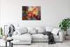 'Summer Calling' Oil Painting on Canvas Ready to Hang - Eva Czarniecka Umbrella Oil paintings Rain London Streets Pallets Knife Limited Edition Prints Impressionism Art Contemporary