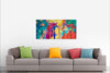 'Colour Storm' Oil Painting Ready to Hang