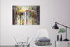 'Awakening Skies' Oil Painting, Canvas Ready to Hang, Ideal Gift or Home Decor - Eva Czarniecka Umbrella Oil paintings Rain London Streets Pallets Knife Limited Edition Prints Impressionism Art Contemporary