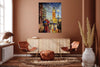 'London In Snow' Oil Painting on Canvas