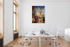 'London In Snow' Oil Painting on Canvas