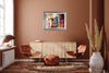 'The Autumn City' Framed Oil Painting on Canvas/Reserved