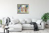'Spring In The City'  Framed Original Oil Painting