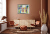 'Spring In The City'  Framed Original Oil Painting