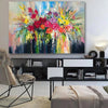 'Full Of Flowers'Hand Embellished Canvas Print - Limited Edition