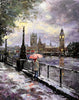 ‘It’s Snowing in London’ Oil Painting