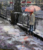 ‘It’s Snowing in London’ Oil Painting