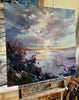 ‘Winter Lake’ Oil Painting