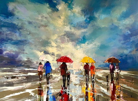 ‘A Stroll with Brightness’ Oil Painting