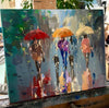 ‘City in Rain’ Oil Painting