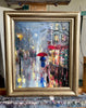 ‘Tha Night Out’ Framed Oil Painting
