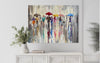 'Winter In the City' Hand Embellished Limited Edition Print on Canvas