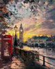 The River That Keeps the Sunset Oil Painting