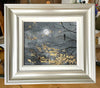 ‘Winter Moon’ Original Oil Painting Framed (with gold leaf)