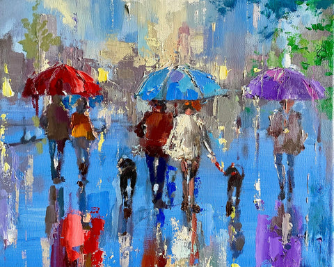 ‘Rush Hours’ Oil Painting