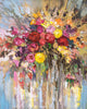 Flowers In Blooms Paper  or Canvas Giclee Print Limited Edition