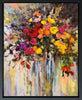 'Autumn Bunch', 2015 Limited Edition Prints - Eva Czarniecka Umbrella Oil paintings Rain London Streets Pallets Knife Limited Edition Prints Impressionism Art Contemporary  